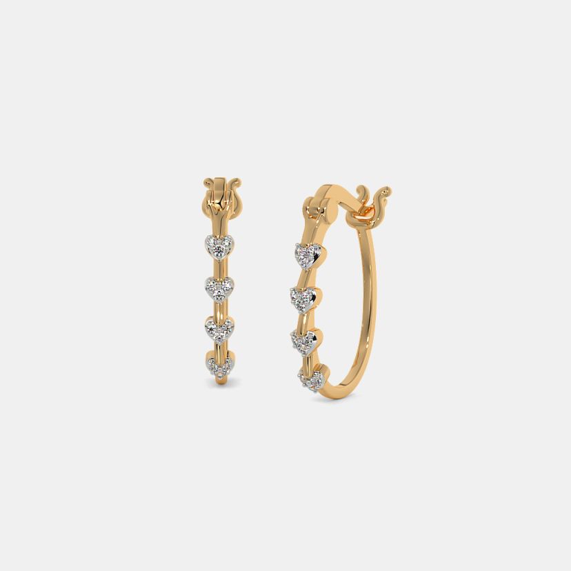 Earrings designs in gold for marriage online