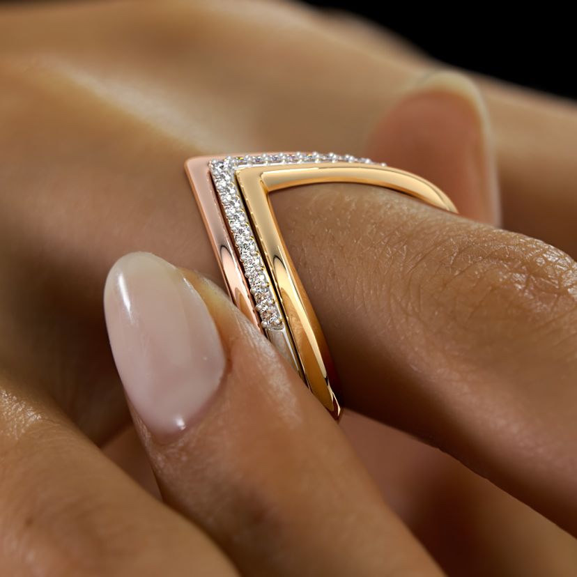 The Numa Chevron Ring - image 6