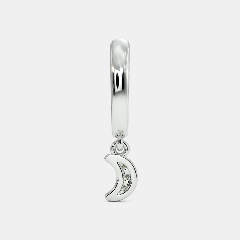 The Libby Star Moon Hoop Earrings - image 6