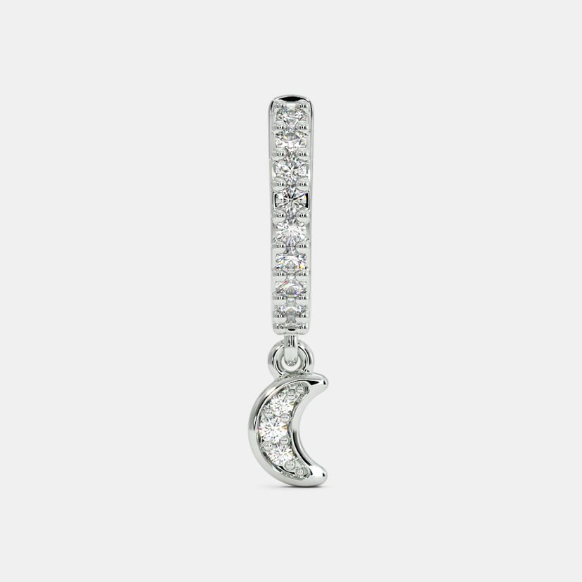 The Libby Star Moon Hoop Earrings - image 8
