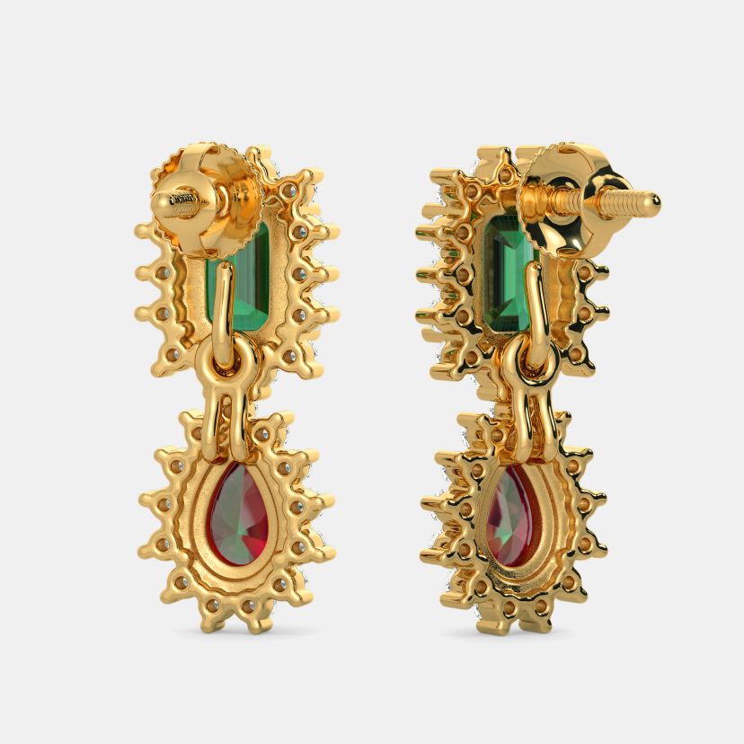 The Detachable Kalakriti Drop Earrings - image 8