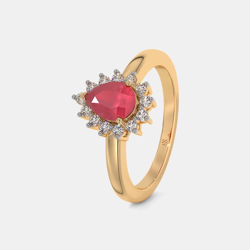 Kempu cheap gold rings