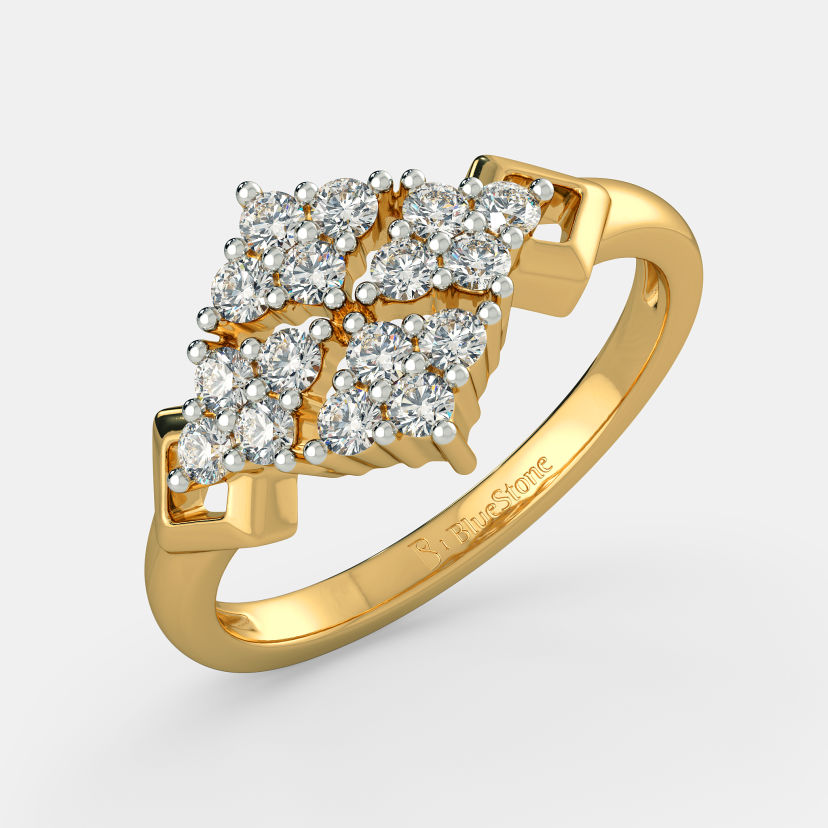 The Helios Cluster Cocktail Ring - image 1