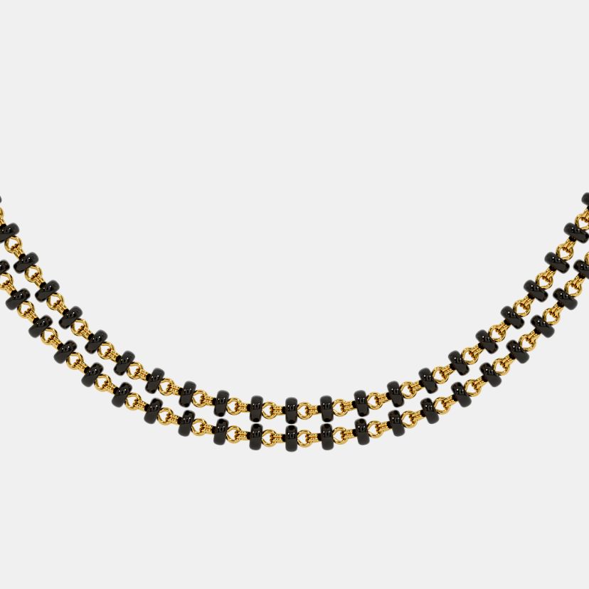 The Microbead Mangalsutra Double Line Full Chain - image 4