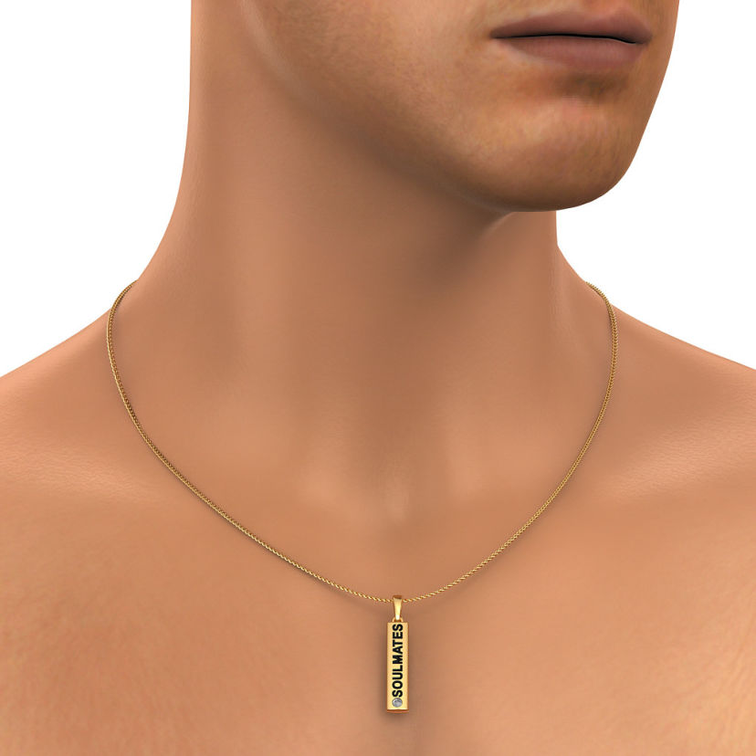 The Soulmates Pendant For Him - HD View