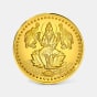10 gram 24 KT Lakshmi Ji Gold CoinFront