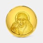 10 gram 24 KT Saibaba Gold CoinFront