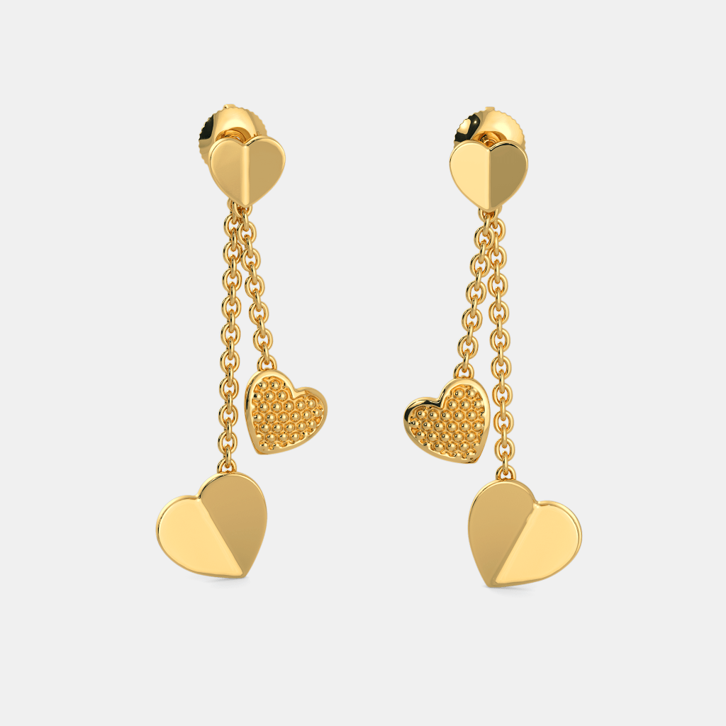 The Throbbing Love Drop Earrings | BlueStone.com