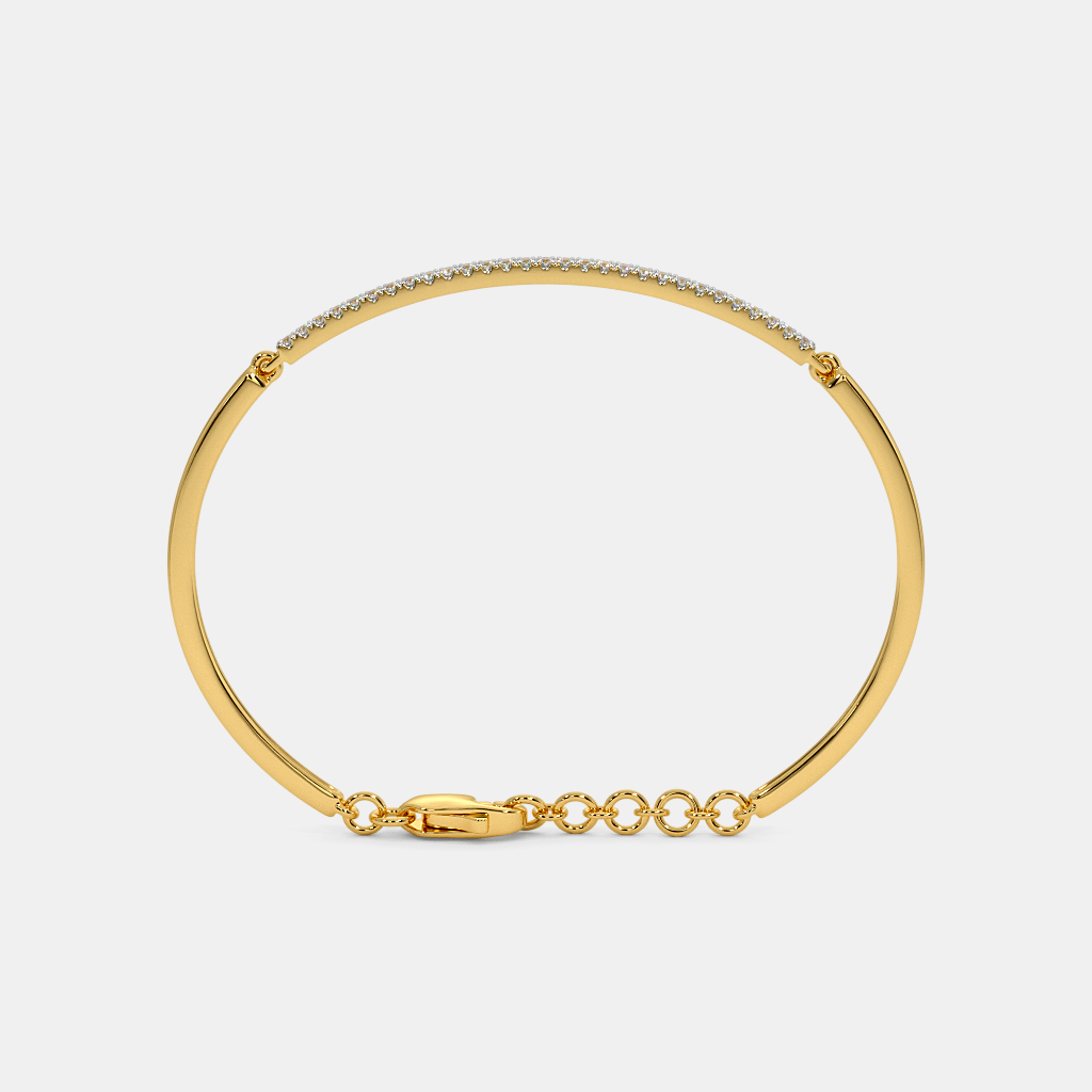 The Xari Oval Bangle | BlueStone.com