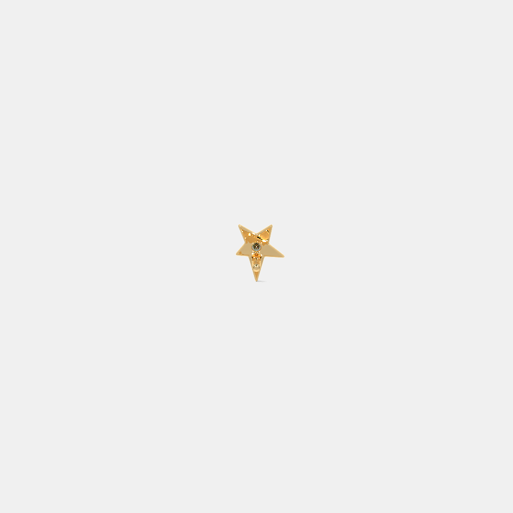 The Wishing Star Stud Earrings | BlueStone.com