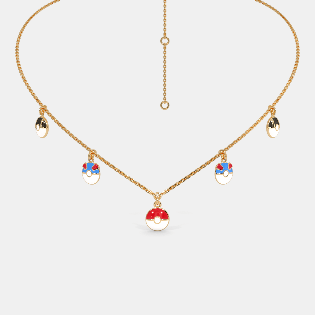 The Pokeball Charm Necklace