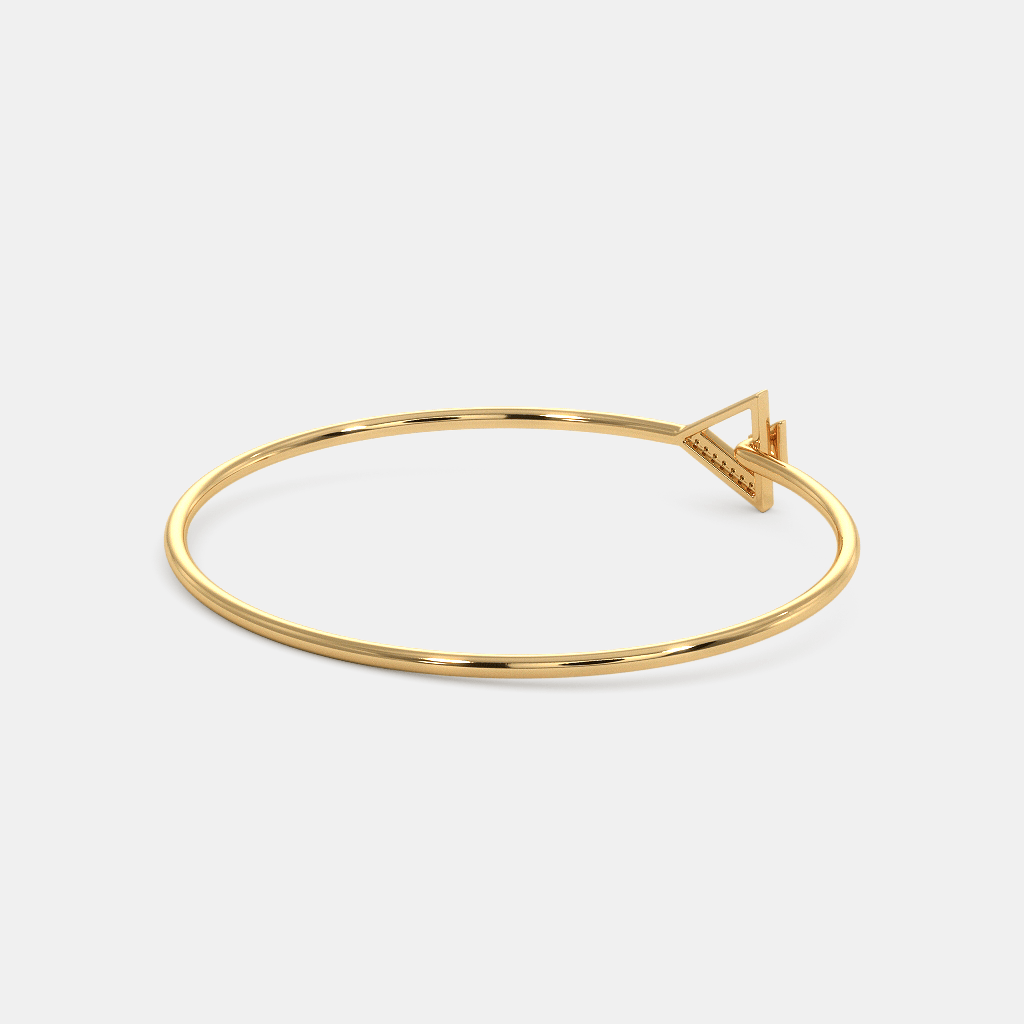 The Adhira Toggle Bangle | BlueStone.com