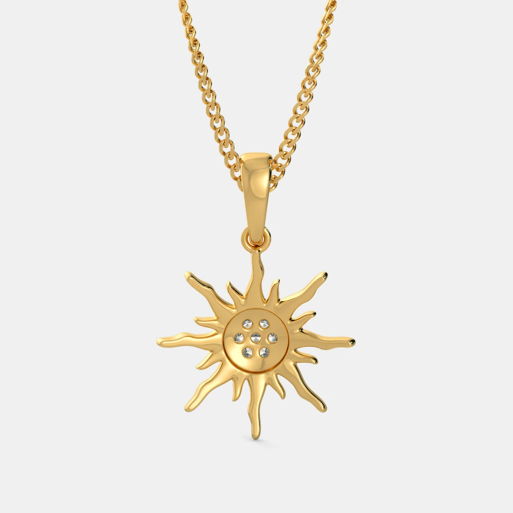 The Glorious Sun Pendant | BlueStone.com