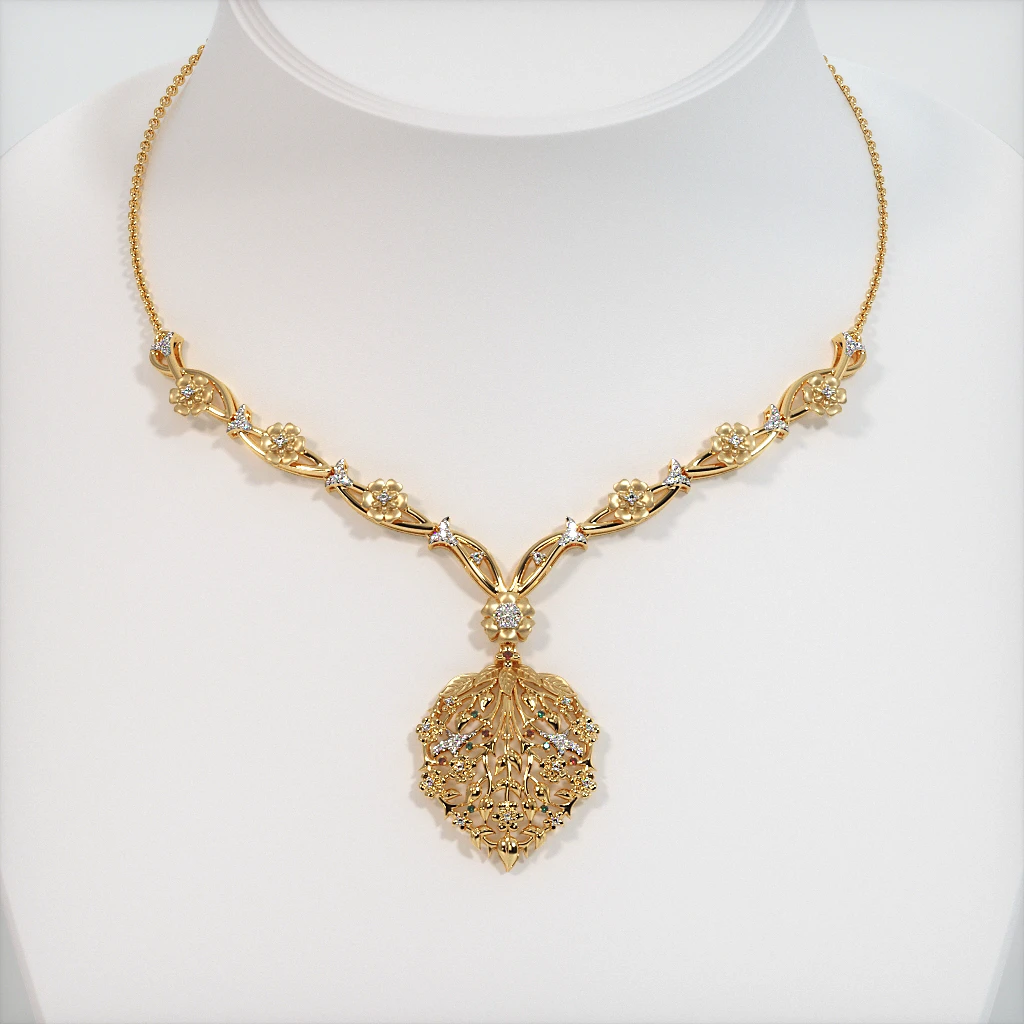The Chanbeli Necklace | BlueStone.com