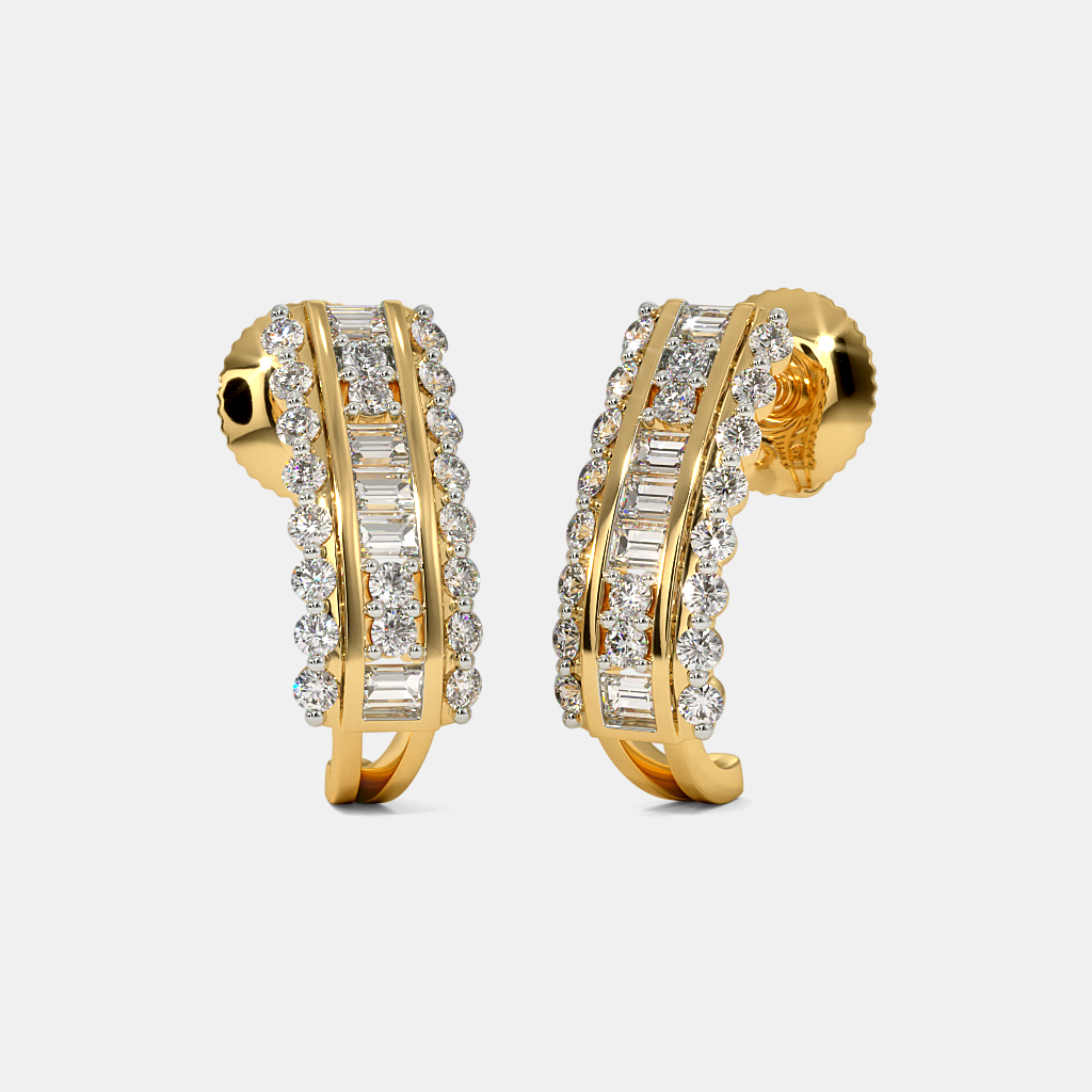 The Khyaati J Hoop Earrings
