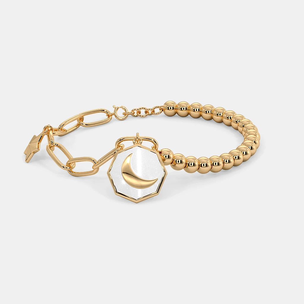 The Moon Bliss Charm Bracelet