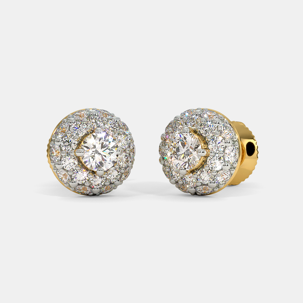 The Circular Grace Stud Earrings