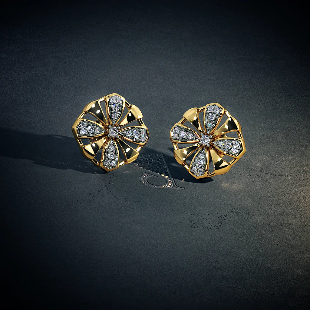 Tanishq Radiant 7 Stone Diamond Stud Earrings in Madinaguda  magicpin   August 2023