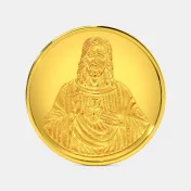 5 gram 24 KT Jesus Christ Gold Coin - thumb 1