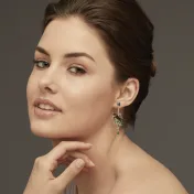 The Black Panther Drop Earrings - thumb 3