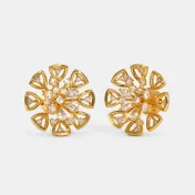 The Scarlet Bloom Stud Earrings - thumb 1