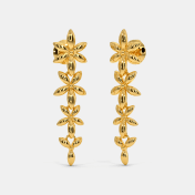 The Conjoined Blossoms Dangler Earrings - thumb 1