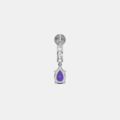 The Acelina Dangle Hoop Earrings - thumb 6