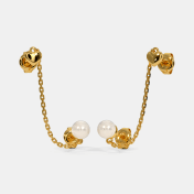 The Keanu Multi Pierced Stud Earrings - thumb 1