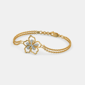 The Tranquil Hibiscus Bracelet | BlueStone.com