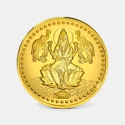 10 gram 24 KT Lakshmi Ji Gold Coin - thumb 1