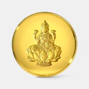 50 gram 24 KT Lakshmi Gold Coin - thumb 1