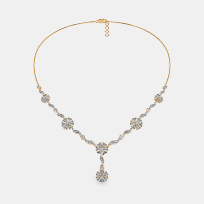 The Gilded Petal Y Necklace | BlueStone.com