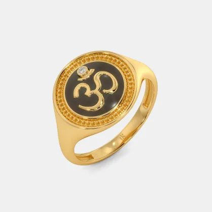 Om on sale ring design